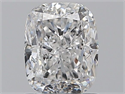 Natural Diamond 1.30 Carats, Cushion with  Cut, D Color, SI1 Clarity and Certified by GIA
