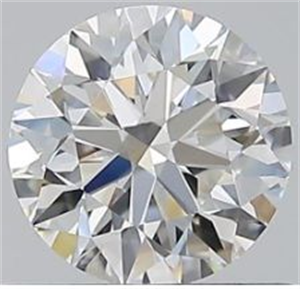 Foto Diamante Natural 0.51 quilates, Redondo , Color F, claridad SI2 y certificado GIA de