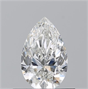 Natural Diamond 0.50 Carats, Pear with  Cut, G Color, VS2 Clarity and Certified by GIA