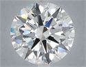 Lab Grown Diamond 6.00 Carats, Round with Excellent Cut, E Color, VVS2 Clarity and Certified by IGI