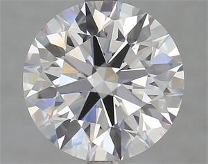 Picture of Lab Grown Diamond 4.02 Carats, Round with Ideal Cut, D Color, VVS2 Clarity and Certified by IGI