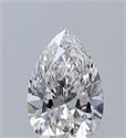Natural Diamond 0.31 Carats, Pear with  Cut, F Color, IF Clarity and Certified by GIA
