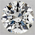 Natural Diamond 0.70 Carats, Round with Excellent Cut, H Color, SI1 Clarity and Certified by GIA