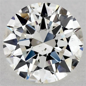 Picture of Natural Diamond 0.70 Carats, Round with Excellent Cut, H Color, SI1 Clarity and Certified by GIA
