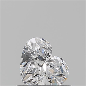 Picture of Natural Diamond 0.51 Carats, Heart with  Cut, D Color, SI1 Clarity and Certified by GIA