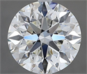 Diamante Natural 1.90 quilates, Redondo , Color J, claridad VVS2 y certificado GIA