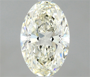 Picture of Natural Diamond 0.63 Carats, Oval with  Cut, I Color, IF Clarity and Certified by IGI