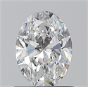 Diamante Natural 0.90 quilates, Ovalado , Color D, claridad SI2 y certificado GIA