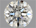 Diamante Natural 0.42 quilates, Redondo , Color K, claridad IF y certificado GIA