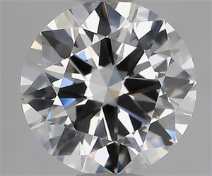 Picture of Lab Grown Diamond 1.50 Carats, Round with Excellent Cut, E Color, VVS2 Clarity and Certified by IGI