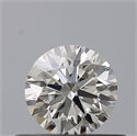 Natural Diamond 0.45 Carats, Round with Excellent Cut, H Color, VVS1 Clarity and Certified by IGI