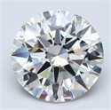 Diamante Natural 4.20 quilates, Redondo , Color H, claridad SI1 y certificado GIA