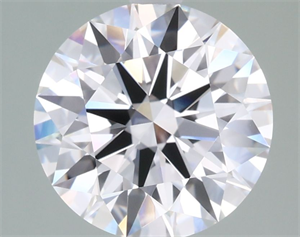 Picture of Lab Grown Diamond 2.52 Carats, Round with Ideal Cut, D Color, VVS1 Clarity and Certified by IGI