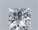 Natural Diamond 0.52 Carats, Princess with  Cut, G Color, VS1 Clarity and Certified by GIA