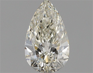 Picture of Natural Diamond 0.56 Carats, Pear with  Cut, J Color, VVS1 Clarity and Certified by GIA