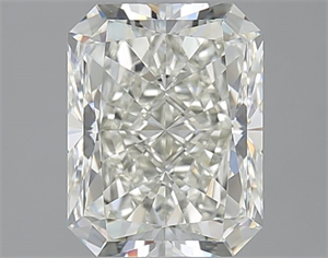 Picture of Natural Diamond 2.51 Carats, Radiant with  Cut, L Color, VS1 Clarity and Certified by GIA