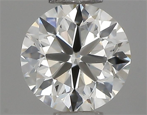 Foto Diamante Natural 0.41 quilates, Redondo , Color I, claridad VVS1 y certificado IGI de