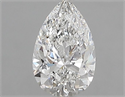 Natural Diamond 0.71 Carats, Pear with  Cut, F Color, IF Clarity and Certified by GIA