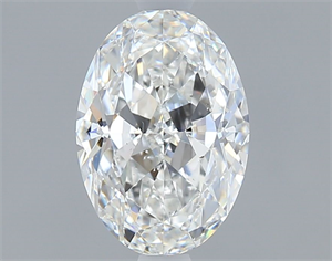 Foto Diamante Natural 1.00 quilates, Ovalado , Color F, claridad SI1 y certificado GIA de