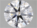 Lab Grown Diamond 1.50 Carats, Round with Ideal Cut, D Color, VS1 Clarity and Certified by IGI