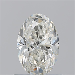 Picture of Natural Diamond 0.90 Carats, Oval with  Cut, J Color, VS2 Clarity and Certified by GIA