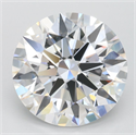 Lab Grown Diamond 3.87 Carats, Round with Ideal Cut, D Color, VVS1 Clarity and Certified by IGI
