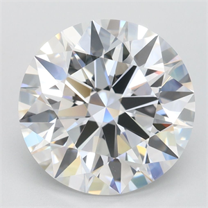 Picture of Lab Grown Diamond 3.87 Carats, Round with Ideal Cut, D Color, VVS1 Clarity and Certified by IGI