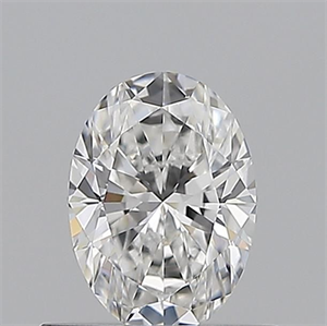 Picture of Natural Diamond 0.50 Carats, Oval with  Cut, E Color, VVS2 Clarity and Certified by GIA