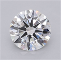 Lab Grown Diamond 1.50 Carats, Round with Ideal Cut, E Color, VS2 Clarity and Certified by IGI
