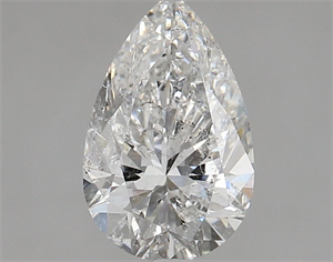 Picture of Natural Diamond 1.60 Carats, Pear with  Cut, F Color, SI2 Clarity and Certified by HRD