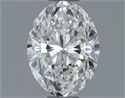 Natural Diamond 1.01 Carats, Oval with  Cut, G Color, SI2 Clarity and Certified by GIA