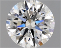 Diamante Natural 0.71 quilates, Redondo , Color E, claridad VVS2 y certificado GIA