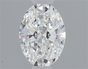 Picture of Natural Diamond 0.40 Carats, Oval with  Cut, F Color, SI2 Clarity and Certified by GIA