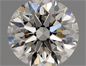 Natural Diamond 1.01 Carats, Round with Excellent Cut, H Color, VS1 Clarity and Certified by IGI