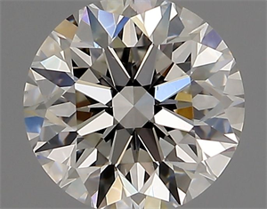 Picture of Natural Diamond 1.01 Carats, Round with Excellent Cut, H Color, VS1 Clarity and Certified by IGI