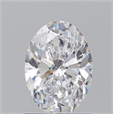 Natural Diamond 1.20 Carats, Oval with  Cut, D Color, SI1 Clarity and Certified by GIA