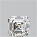 Diamante Natural 1.01 quilates, Asscher , Color I, claridad VVS2 y certificado GIA