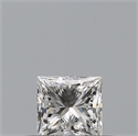 Natural Diamond 0.24 Carats, Princess with  Cut, F Color, VS1 Clarity and Certified by GIA