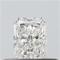 Diamante Natural 0.24 quilates, Radiante , Color F, claridad VVS1 y certificado GIA