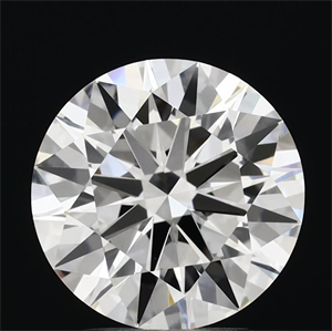 Picture of Lab Grown Diamond 3.02 Carats, Round with Very Good Cut, F Color, VVS2 Clarity and Certified by GIA