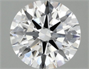 Del inventario de diamantes de laboratorio, 2.08 quilates, Redondo , Color D, claridad VVS2 y certificado IGI