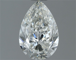 Picture of Natural Diamond 1.00 Carats, Pear with  Cut, H Color, VS2 Clarity and Certified by IGI