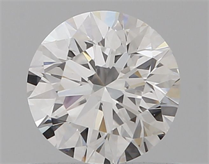 Picture of Natural Diamond 0.73 Carats, Round with Excellent Cut, E Color, IF Clarity and Certified by GIA