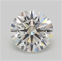 Lab Grown Diamond 1.03 Carats, Round with Ideal Cut, D Color, VVS1 Clarity and Certified by IGI