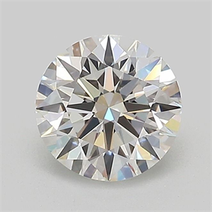 Picture of Lab Grown Diamond 1.03 Carats, Round with Ideal Cut, D Color, VVS1 Clarity and Certified by IGI