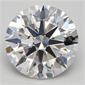 Del inventario de diamantes de laboratorio, 3.09 quilates, Redondo , Color D, claridad IF y certificado GIA