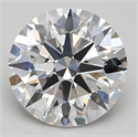 Del inventario de diamantes de laboratorio, 3.09 quilates, Redondo , Color D, claridad IF y certificado GIA