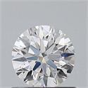 Natural Diamond 0.70 Carats, Round with Excellent Cut, D Color, VVS2 Clarity and Certified by GIA