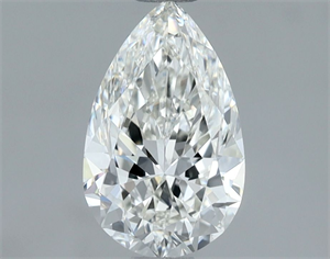 Picture of Natural Diamond 0.81 Carats, Pear with  Cut, I Color, VVS1 Clarity and Certified by GIA