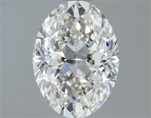 Picture of Natural Diamond 1.20 Carats, Oval with  Cut, G Color, VS2 Clarity and Certified by IGI